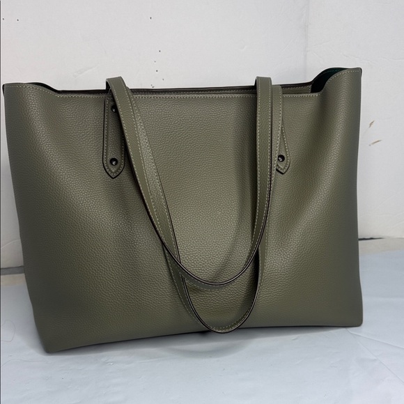 Coach central Sage Green Leather Tote - Picture 4 of 11